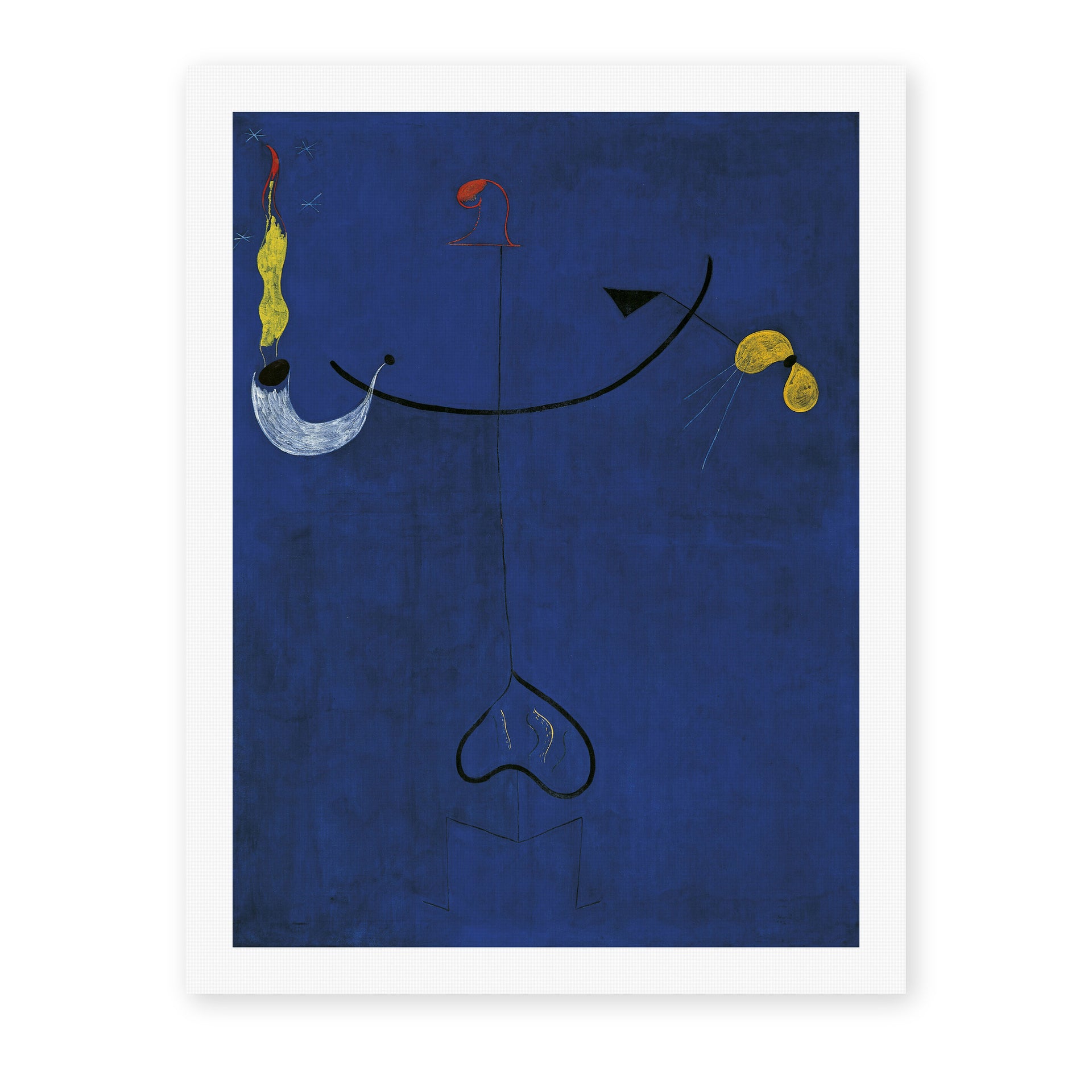 Joan Miro - Catalan Peasant with a Guitar - canvas print hero