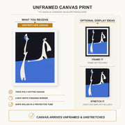 Joan Miro - Composition - canvas print combined product and display infographic frame and bars not included