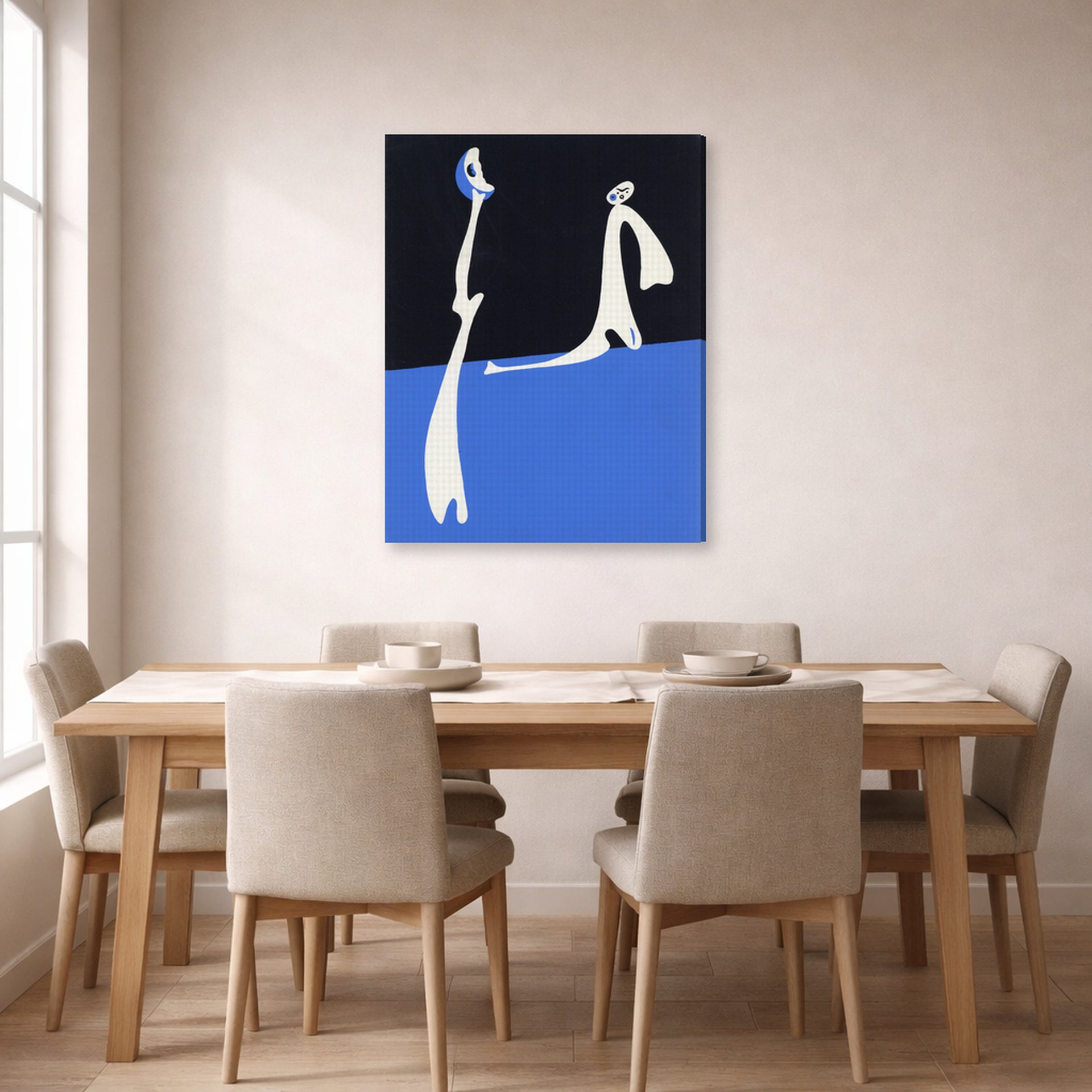 Joan Miro - Composition - gallery wrap lifestyle dining