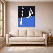 Joan Miro - Composition - gallery wrap lifestyle living room 1