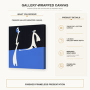 Joan Miro - Composition - gallery wrap product details infographic