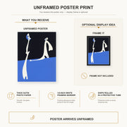 Joan Miro - Composition - poster print combined product and display infographic