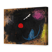 Joan Miró's 'Dancer in Front of the Sun' painting reproduced as a gallery-wrapped canvas print
