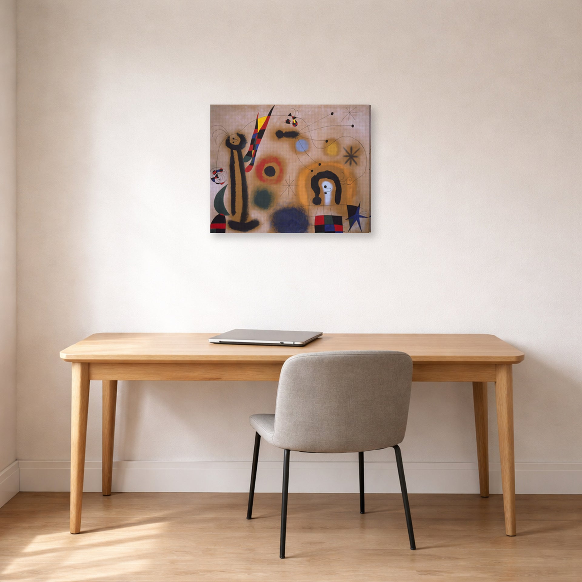 Joan Miro - Dragonfly with Red Wings - gallery wrap lifestyle office