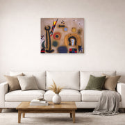 Joan Miro - Dragonfly with Red Wings - poster print lifestyle living room 2 unframed