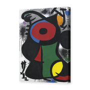 Joan Miró's 'Fascinating Character' painting reproduced as a gallery-wrapped canvas print