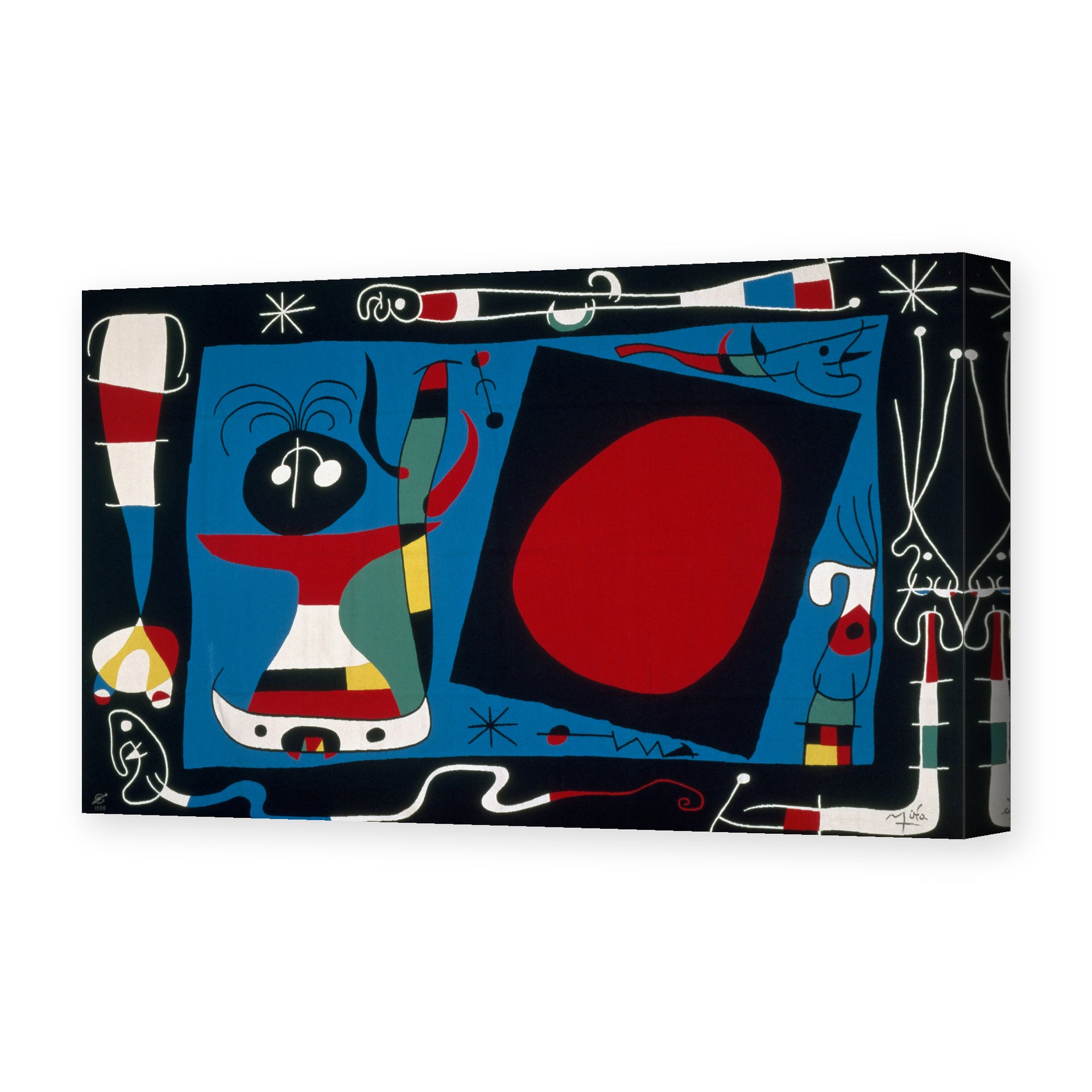 Joan Miro - Femme Au Miroir - gallery wrap hero