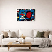 Joan Miro - Femme Au Miroir - poster print lifestyle living room 2 unframed