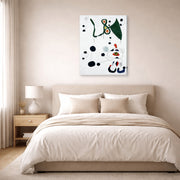 Joan Miro - Femme Et Oiseau Dans La Nuit - gallery wrap lifestyle bedroom