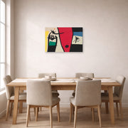Joan Miro - Femme a La Voix De Rossignol Dans La Nuit (woman with the Voice of a Nightingale in the Night) - Joan Miro Femme a La Voix De Rossignol Dans La Nuit woman With the Voice of a Nightingale in the Night gallery wrap lifestyle dining