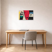 Joan Miro - Femme a La Voix De Rossignol Dans La Nuit (woman with the Voice of a Nightingale in the Night) - Joan Miro Femme a La Voix De Rossignol Dans La Nuit woman With the Voice of a Nightingale in the Night gallery wrap lifestyle office