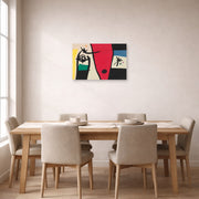 Joan Miro - Femme a La Voix De Rossignol Dans La Nuit (woman with the Voice of a Nightingale in the Night) - Joan Miro Femme a La Voix De Rossignol Dans La Nuit woman With the Voice of a Nightingale in the Night poster print lifestyle dining unframed