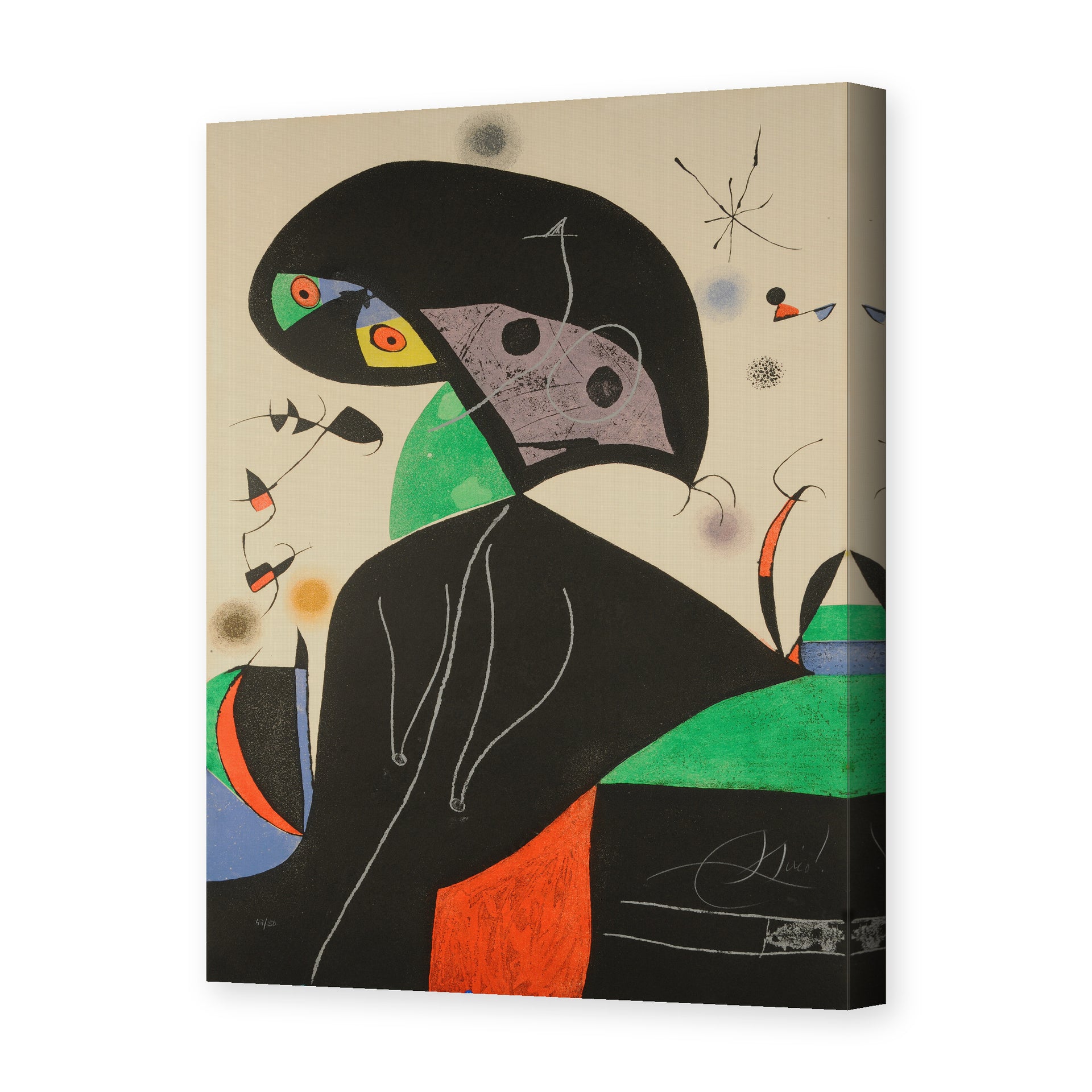Joan Miro - Gaudi XVIII - gallery wrap hero