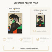 Joan Miro - Gaudi XVIII - poster print combined product and display infographic