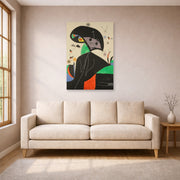 Joan Miro - Gaudi XVIII - poster print lifestyle living room 1 unframed