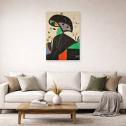 Joan Miro - Gaudi XVIII - poster print lifestyle living room 2 unframed