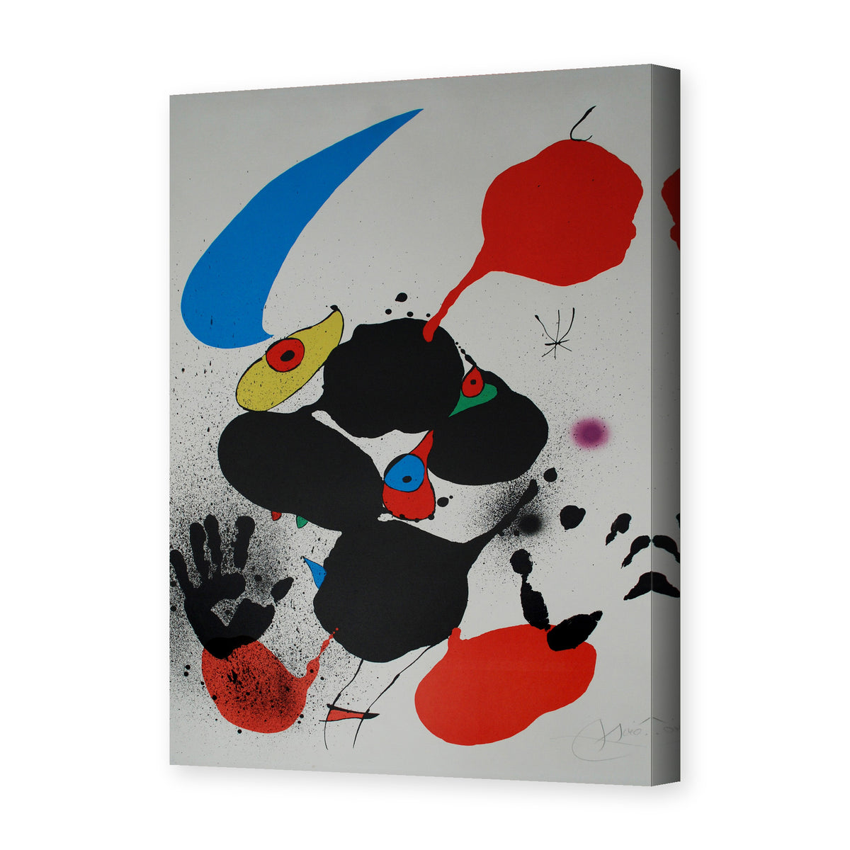 Joan Miró's 'Godalla' painting reproduced as a gallery-wrapped canvas print