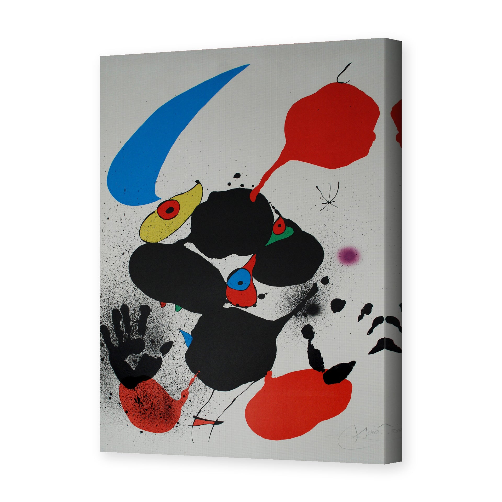 Joan Miró's 'Godalla' painting reproduced as a gallery-wrapped canvas print