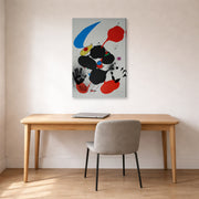 Gallery-wrapped canvas print of Joan Miró's 'Godalla' displayed on a wall in a office