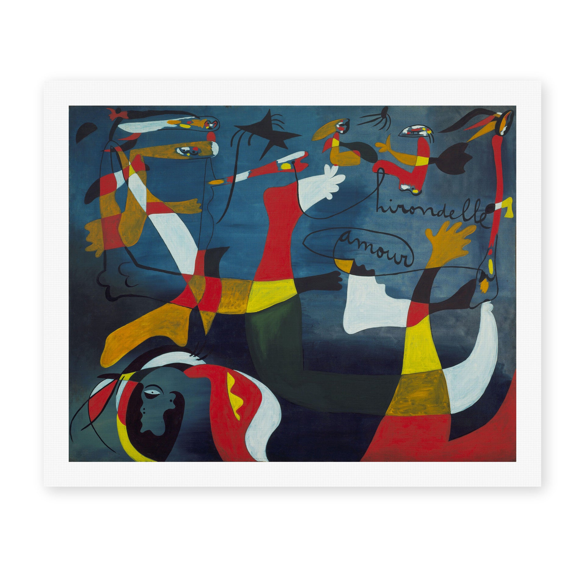 Joan Miro - Hirondelle Amour - canvas print hero