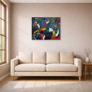 Joan Miro - Hirondelle Amour - gallery wrap lifestyle living room 1