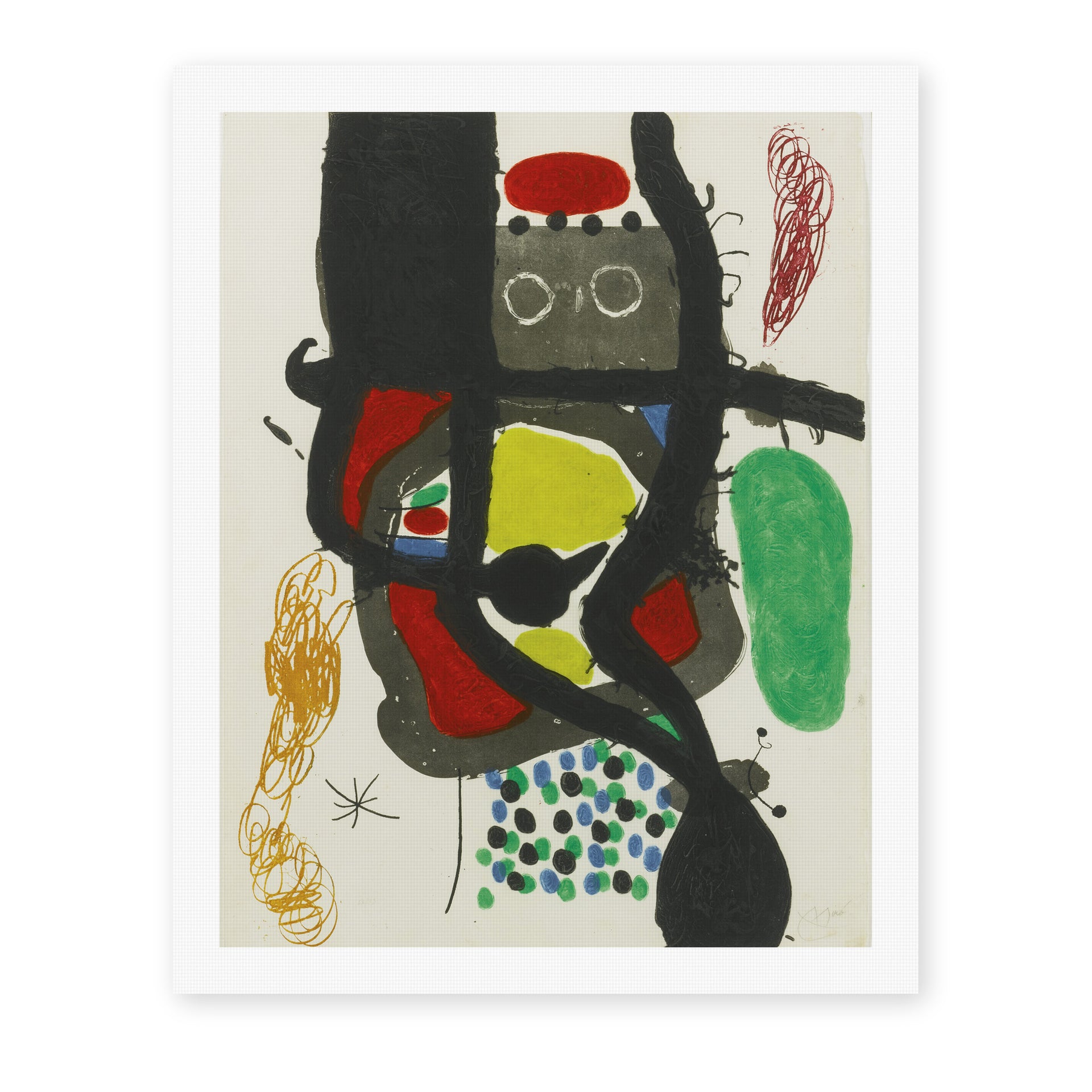 Joan Miro - Le Caissier - canvas print hero