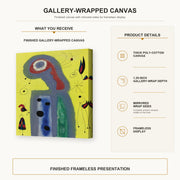 Joan Miro - Les Jasmins Embaument De Leur Parfum Dore La Robe De La Jeune Fille - gallery wrap product details infographic