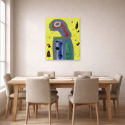Joan Miro - Les Jasmins Embaument De Leur Parfum Dore La Robe De La Jeune Fille - poster print lifestyle dining unframed