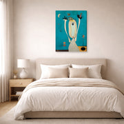Joan Miro - Metamorphosis - gallery wrap lifestyle bedroom