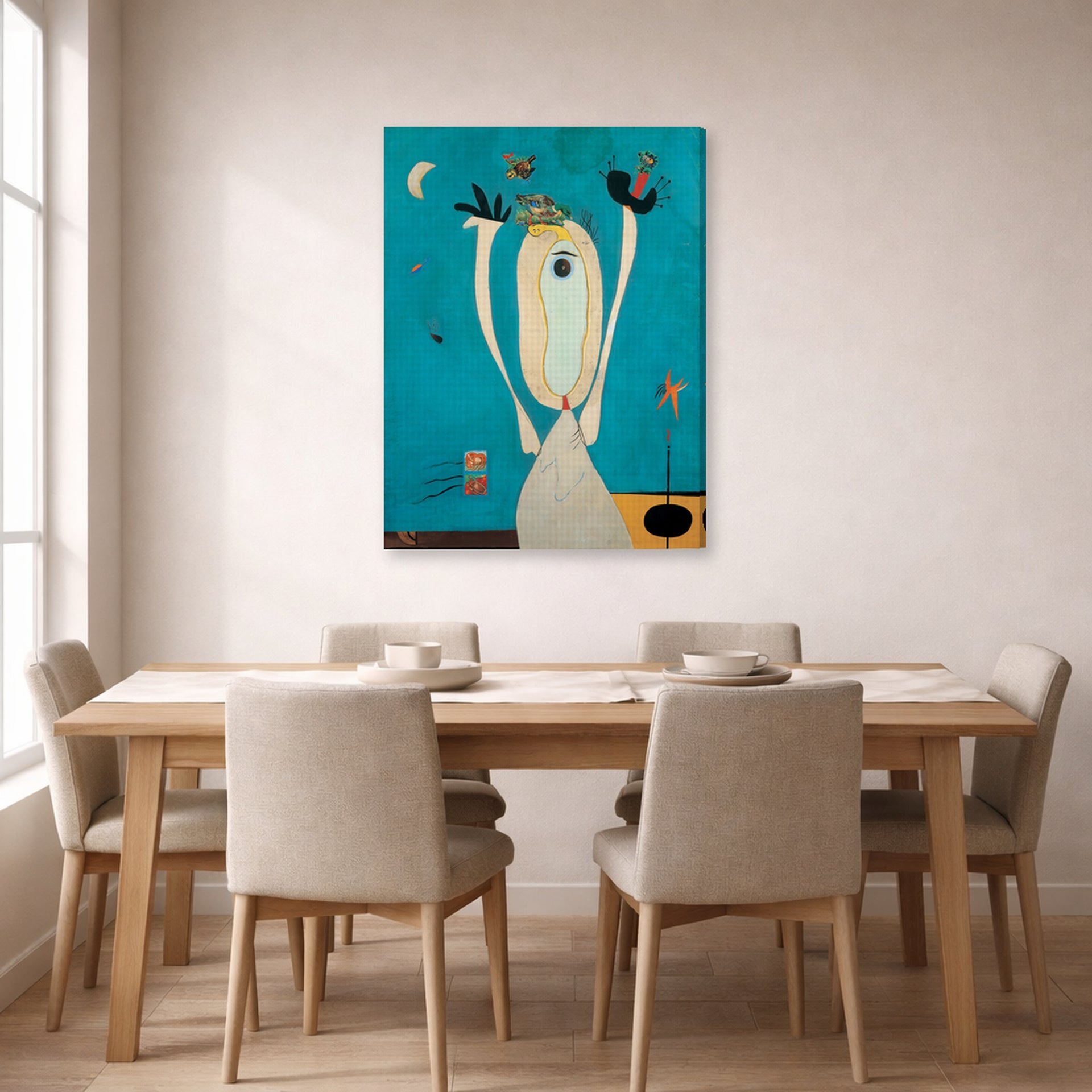 Joan Miro - Metamorphosis - gallery wrap lifestyle dining