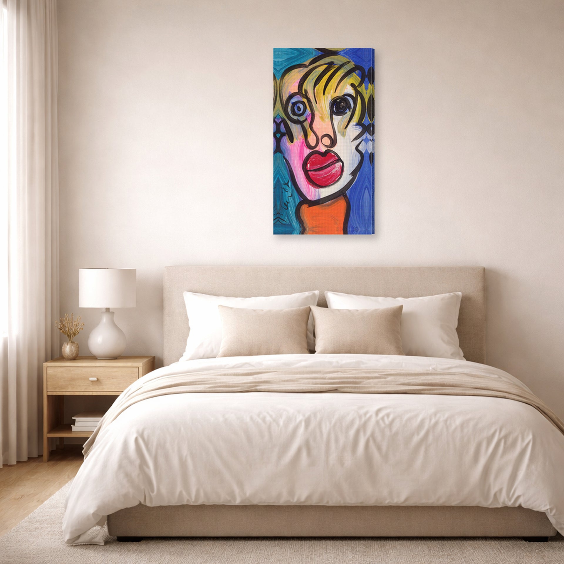 Joan Miro - My Friend - gallery wrap lifestyle bedroom