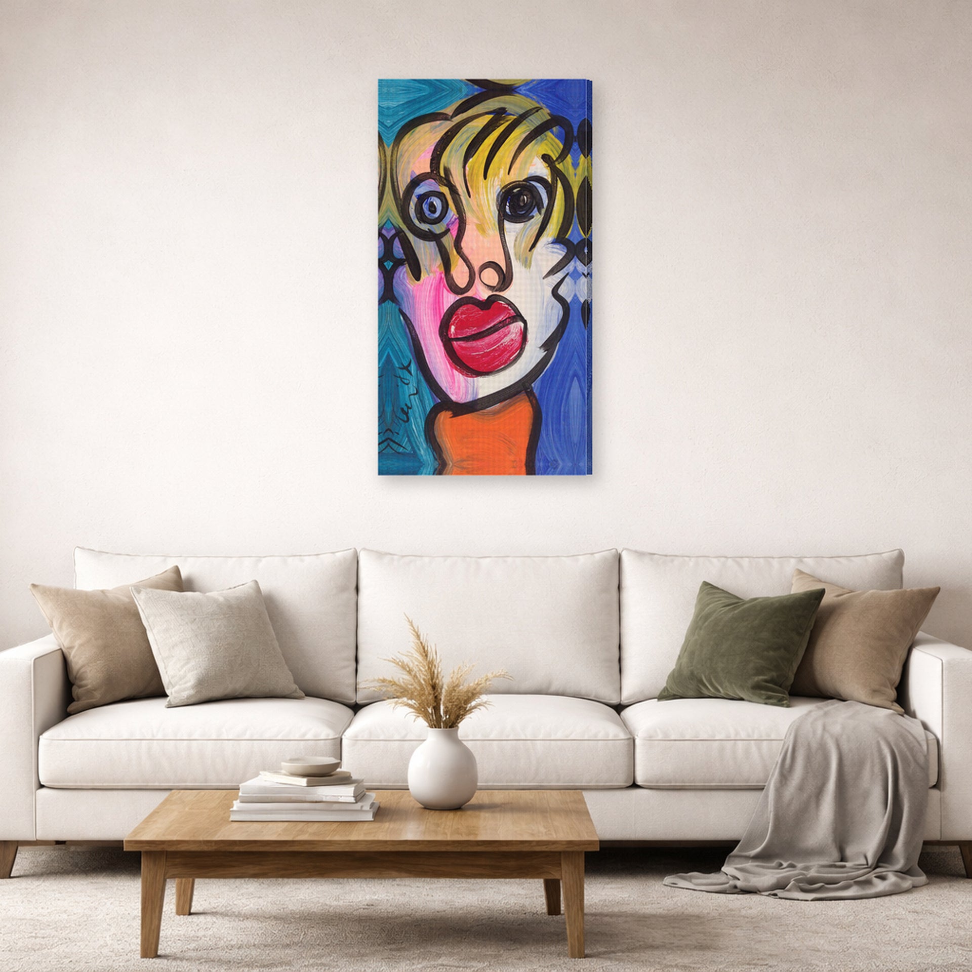 Joan Miro - My Friend - gallery wrap lifestyle living room 2