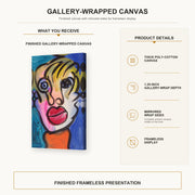 Joan Miro - My Friend - gallery wrap product details infographic