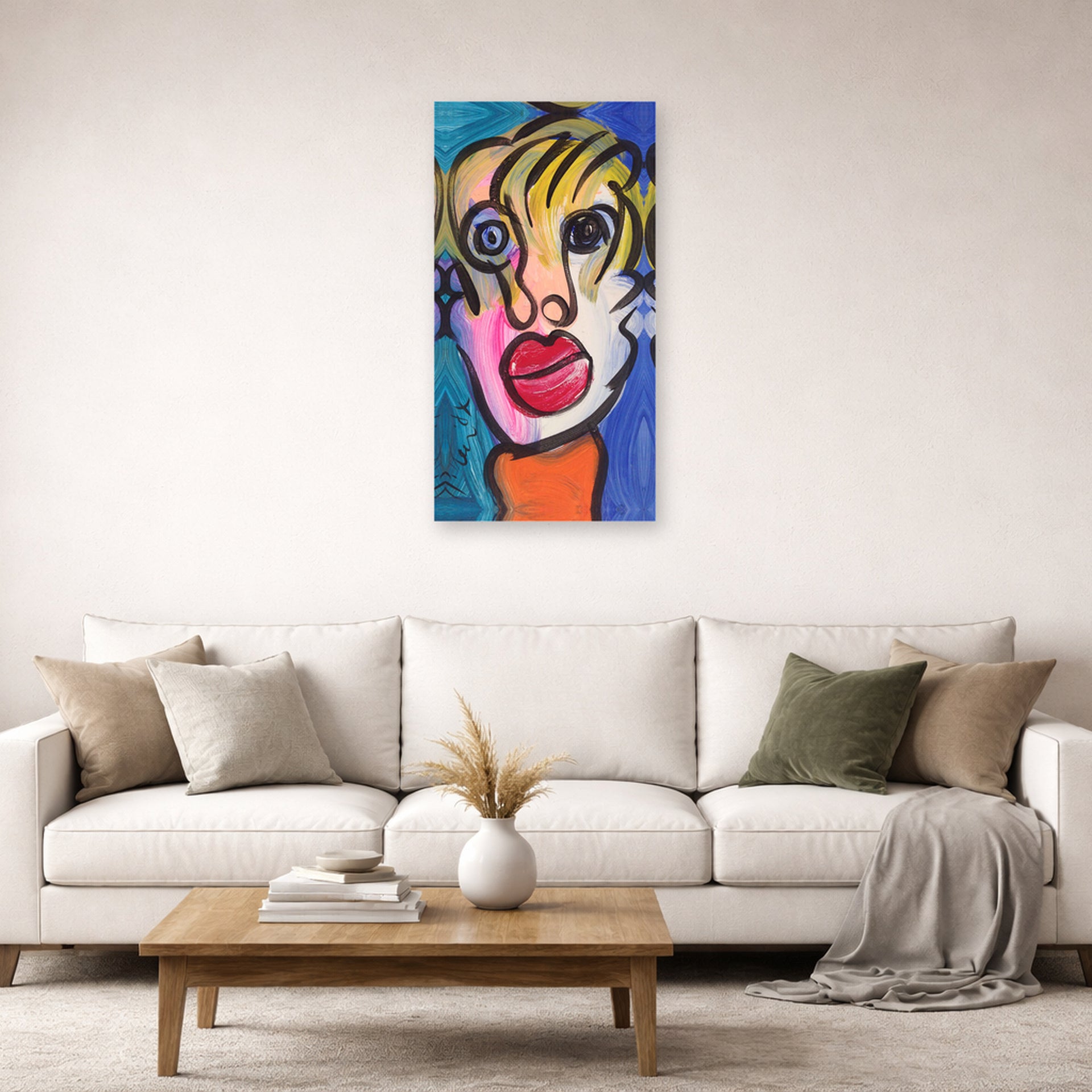 Joan Miro - My Friend - poster print lifestyle living room 2 unframed