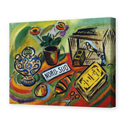 Joan Miró's 'North South' painting reproduced as a gallery-wrapped canvas print