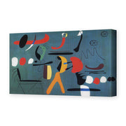 Joan Miró's 'Painting 1925-1964' painting reproduced as a gallery-wrapped canvas print