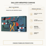 Joan Miró - Painting 1925-1964 gallery wrap canvas construction and hanging details infographic