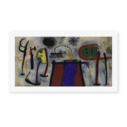 Joan Miró's 'Painting (peinture)' painting reproduced as a rolled canvas print