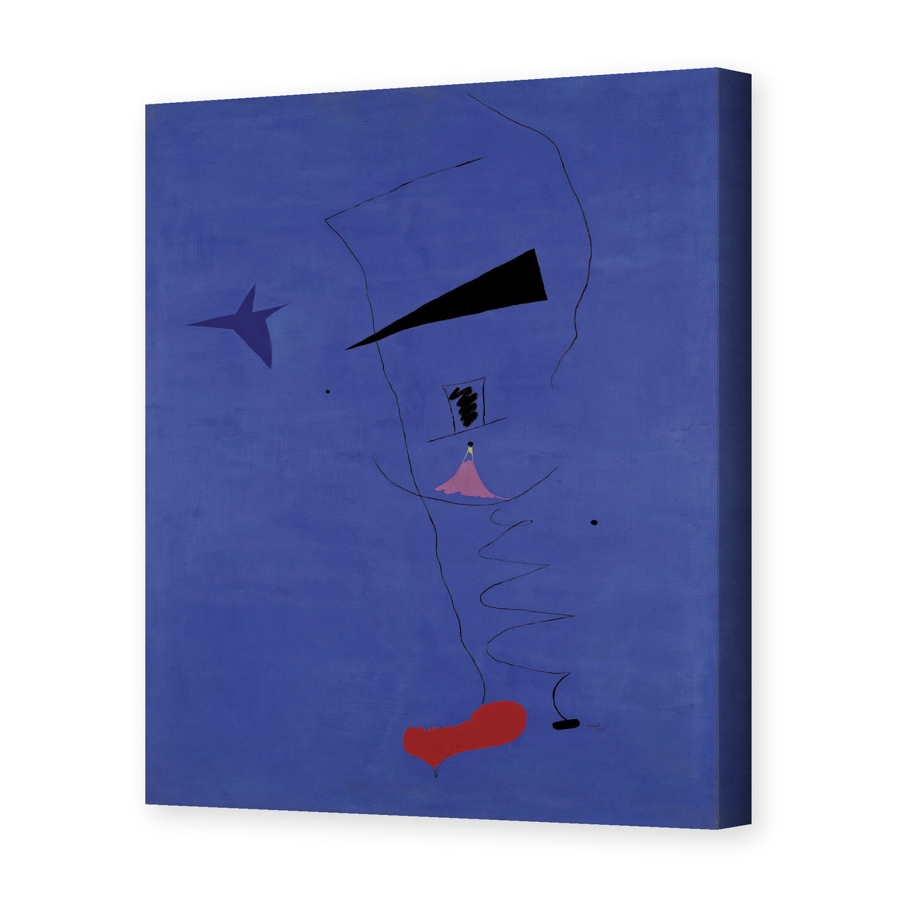 Joan Miro - Peinture (etoile Bleue) - Joan Miro Peinture etoile Bleue gallery wrap hero