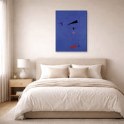 Joan Miro - Peinture (etoile Bleue) - Joan Miro Peinture etoile Bleue gallery wrap lifestyle bedroom