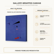 Joan Miro - Peinture (etoile Bleue) - Joan Miro Peinture etoile Bleue gallery wrap product details infographic