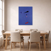 Joan Miro - Peinture (etoile Bleue) - Joan Miro Peinture etoile Bleue poster print lifestyle dining unframed