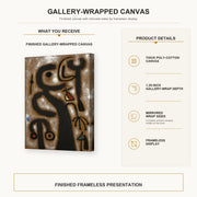 Joan Miro - Peinture - gallery wrap product details infographic