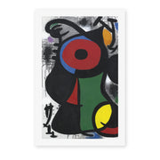 Joan Miro - Personnage Fascinant - canvas print hero