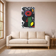 Joan Miro - Personnage Fascinant - poster print lifestyle living room 1 unframed