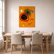 Joan Miro - Red Circle Star - gallery wrap lifestyle dining