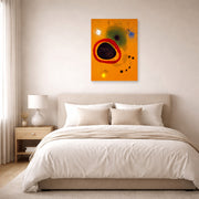 Joan Miro - Red Circle Star - poster print lifestyle bedroom unframed