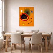 Joan Miro - Red Circle Star - poster print lifestyle dining unframed