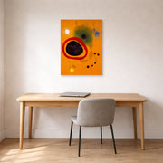 Joan Miro - Red Circle Star - poster print lifestyle office unframed