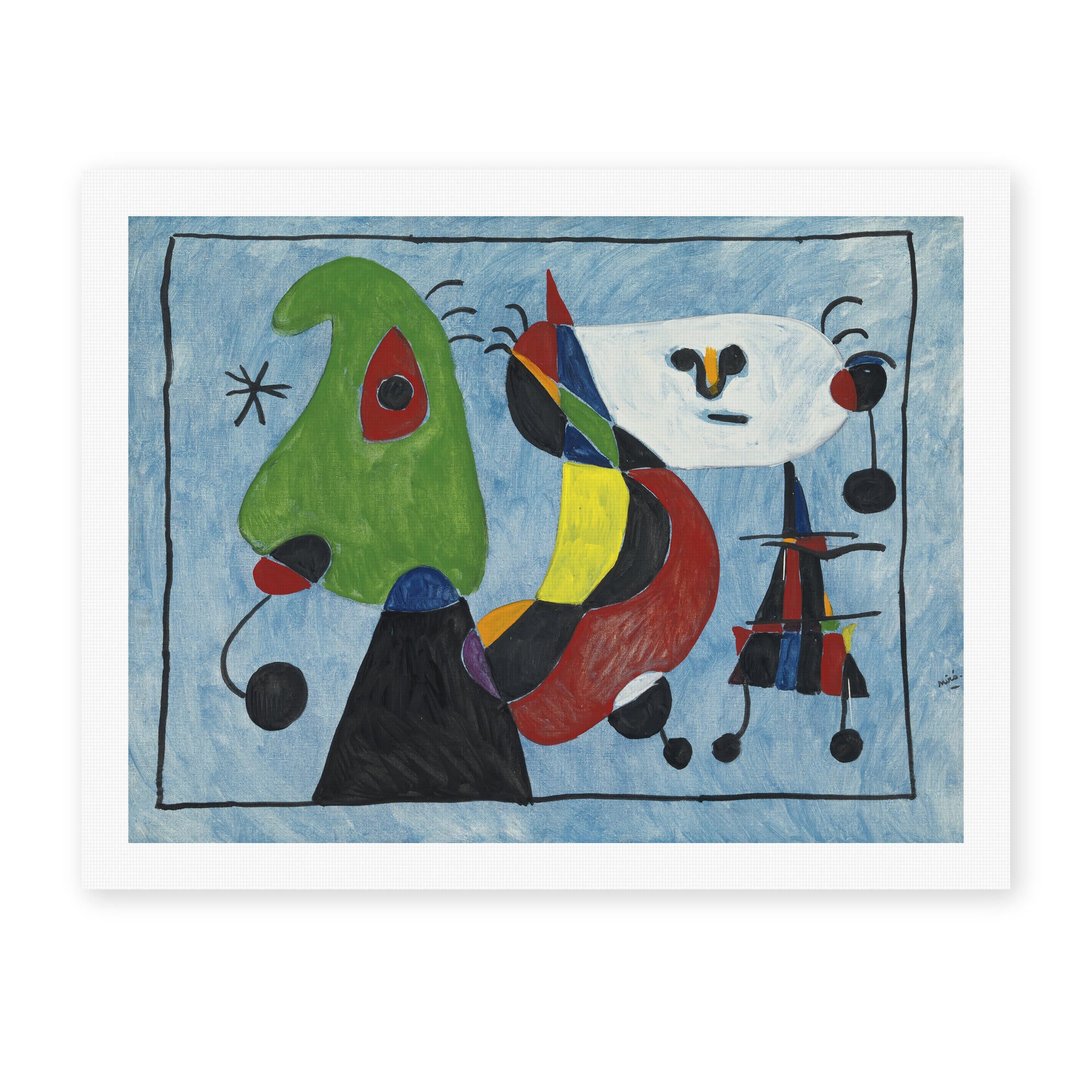 Joan Miro - Sans Titre, (1947) - Joan Miro Sans Titre 1947 canvas print hero